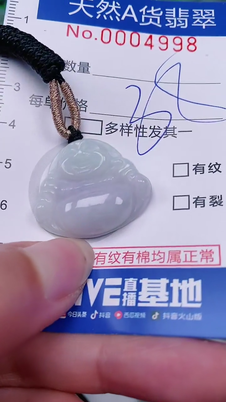 【闪购商品】翡翠颈饰未镶嵌00004998