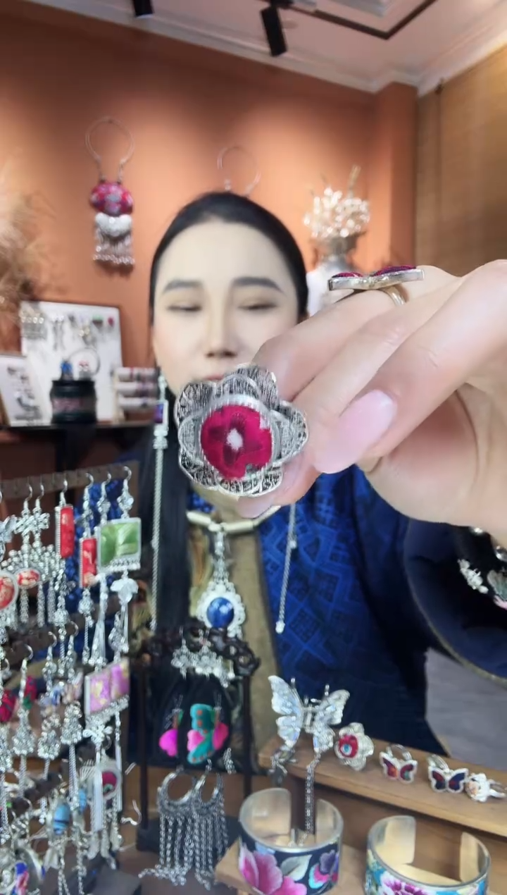 【闪购商品】刺绣纯手工民族风戒指