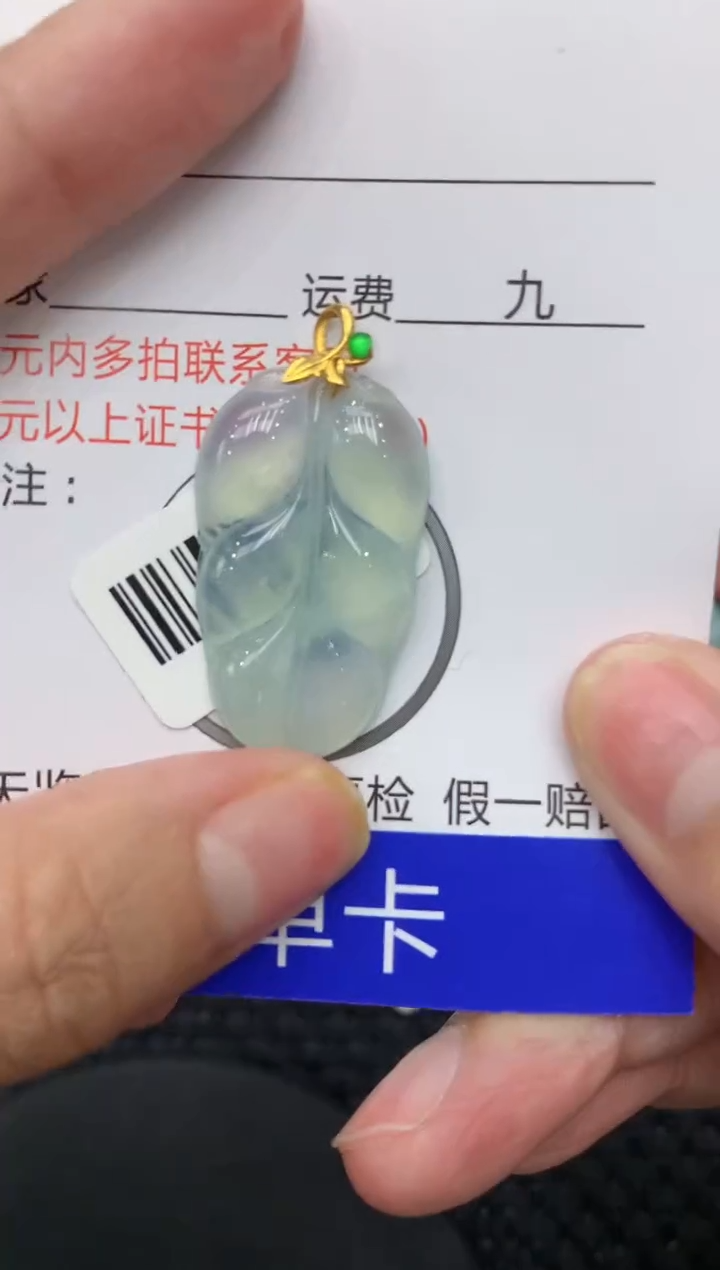 【闪购商品】翡翠颈饰18K金镶嵌111111111