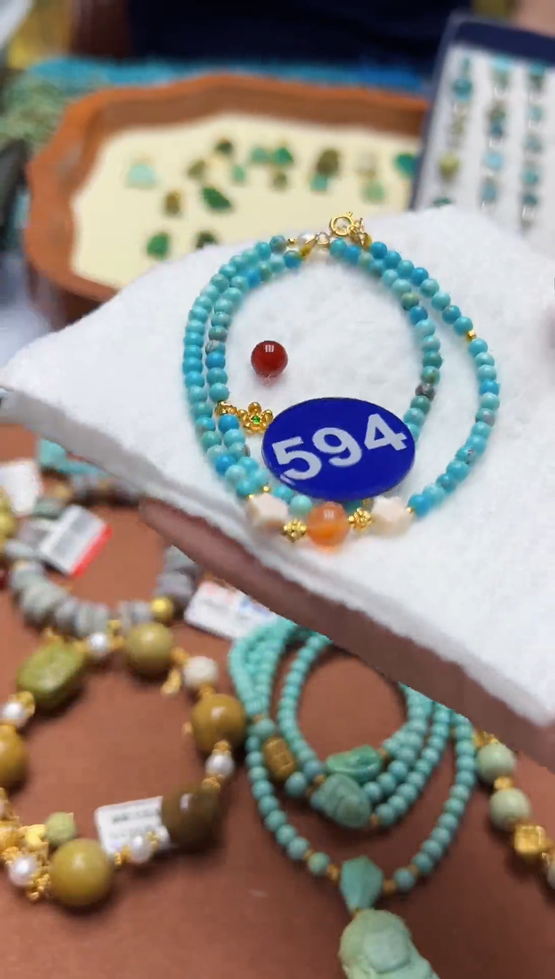 玛瑙/玉髓手串未镶嵌594