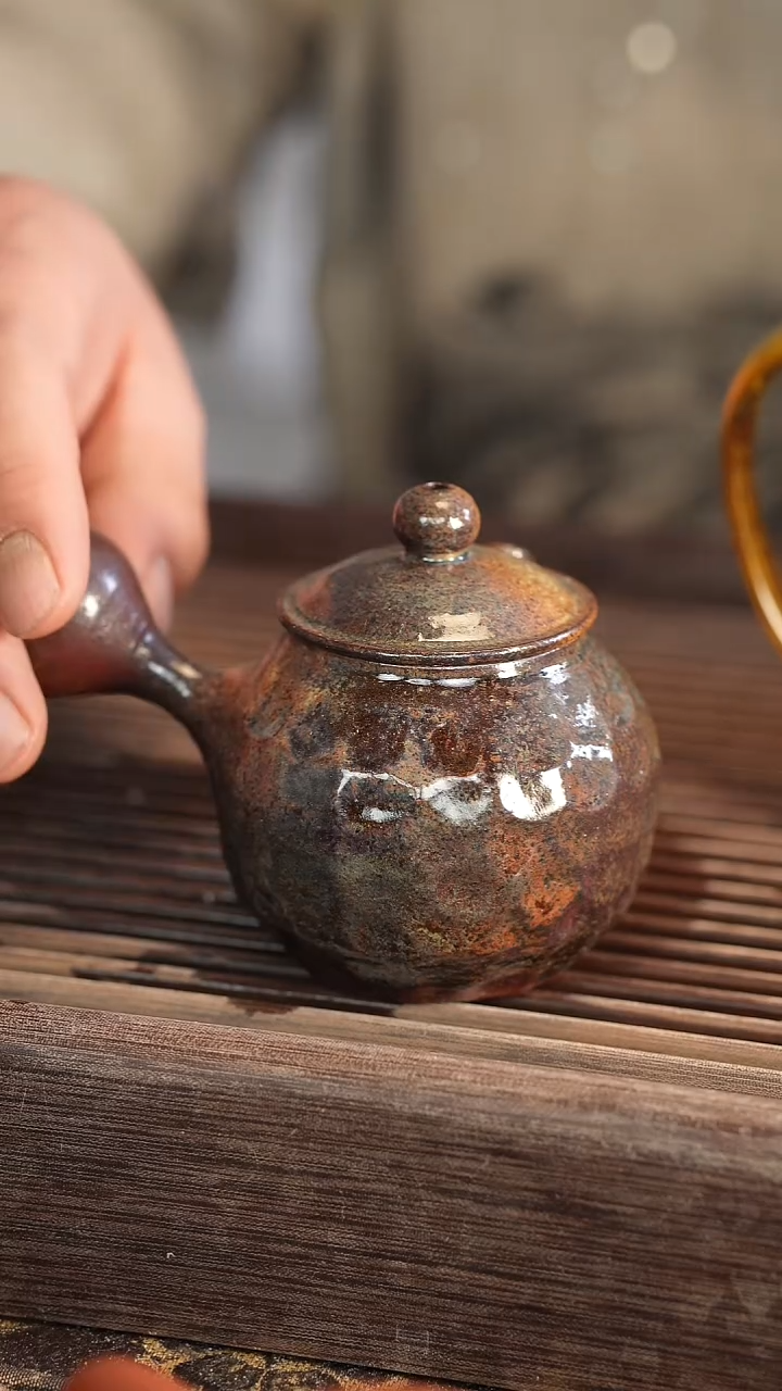 茶壶紫砂原矿手工制作150cc