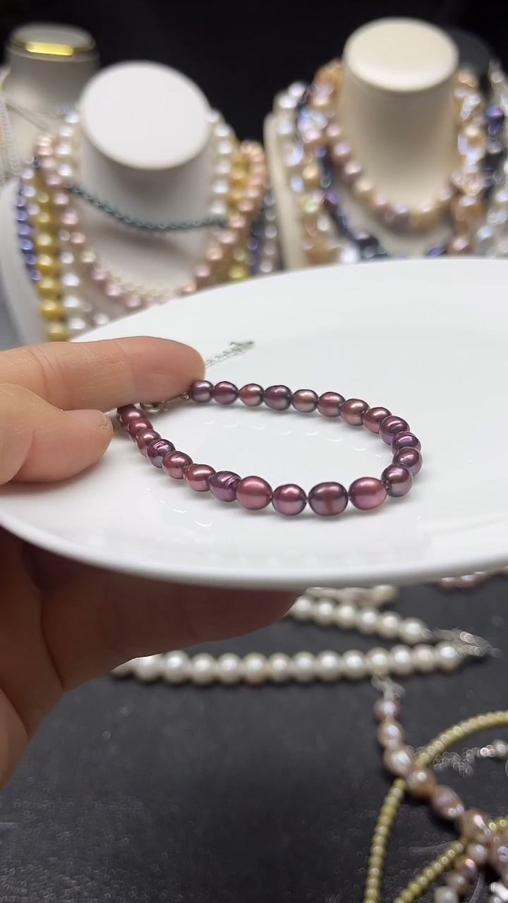 颈饰未镶嵌淡水珍珠手链