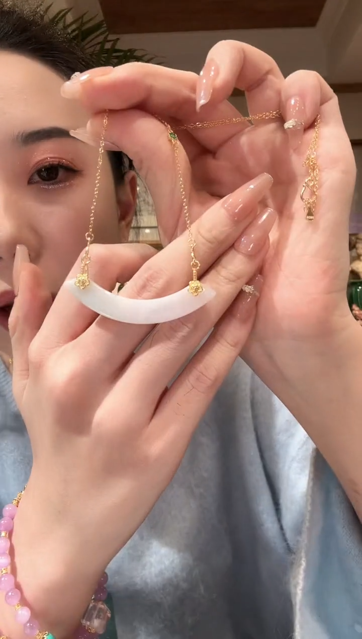 【闪购商品】翡翠颈饰未镶嵌国风