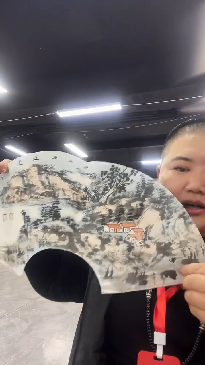 国画山水画手绘作品