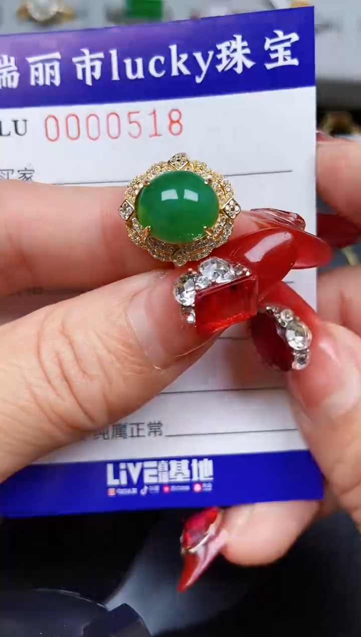 【闪购商品】翡翠颈饰银S925镶嵌0518