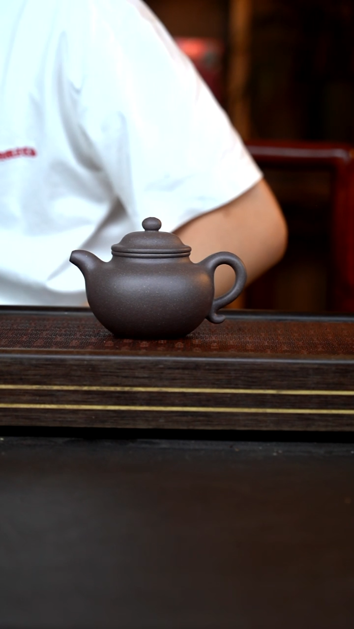 茶壶紫砂  莲子   天青泥  200cc