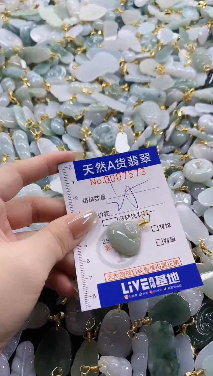 颈饰未镶嵌翡翠天然A货翡翠