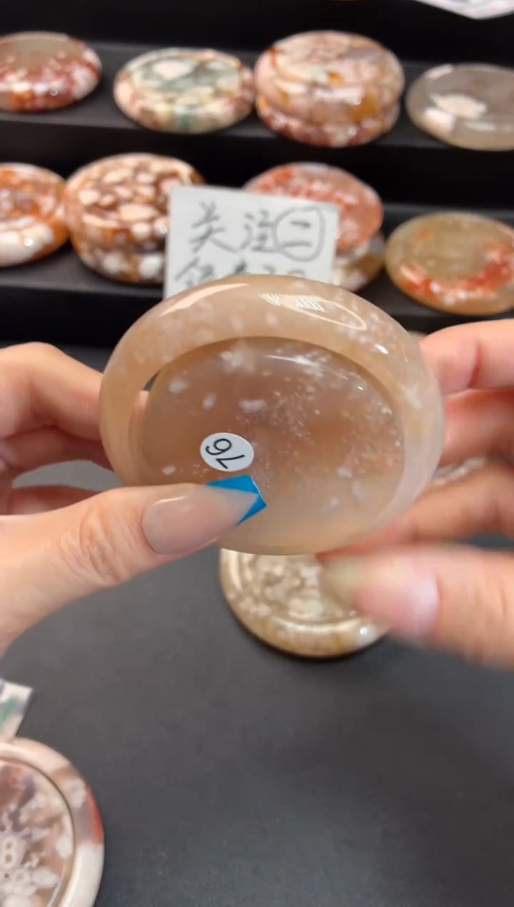 手镯玛瑙/玉髓未镶嵌石英质玉53圈52/53带(赠送镯心)