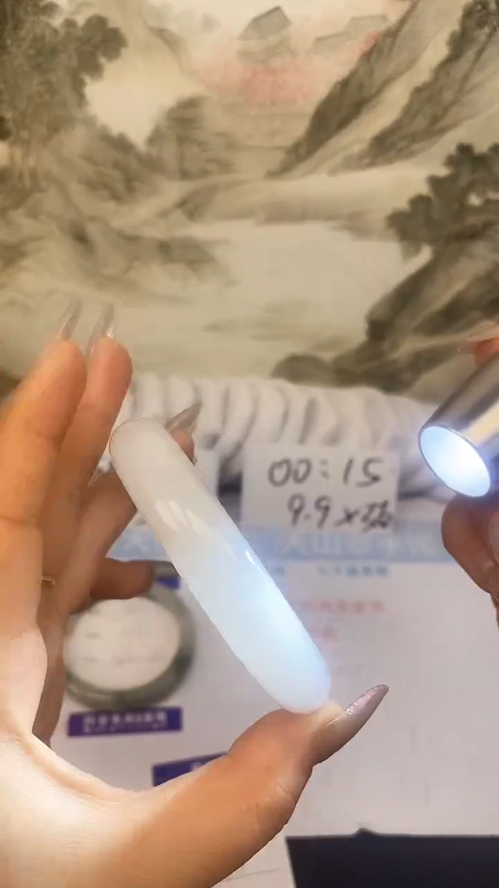 【闪购商品】石英质玉手镯合金37 58
