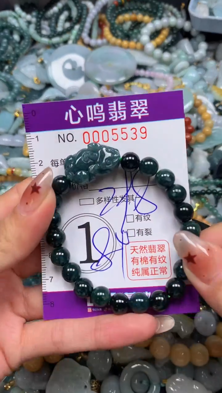 翡翠未镶嵌颈饰闪购005539