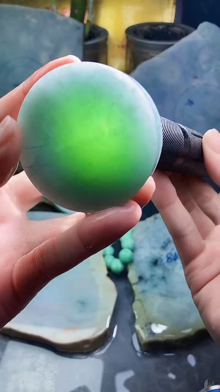 未镶嵌挂件翡翠小雨451