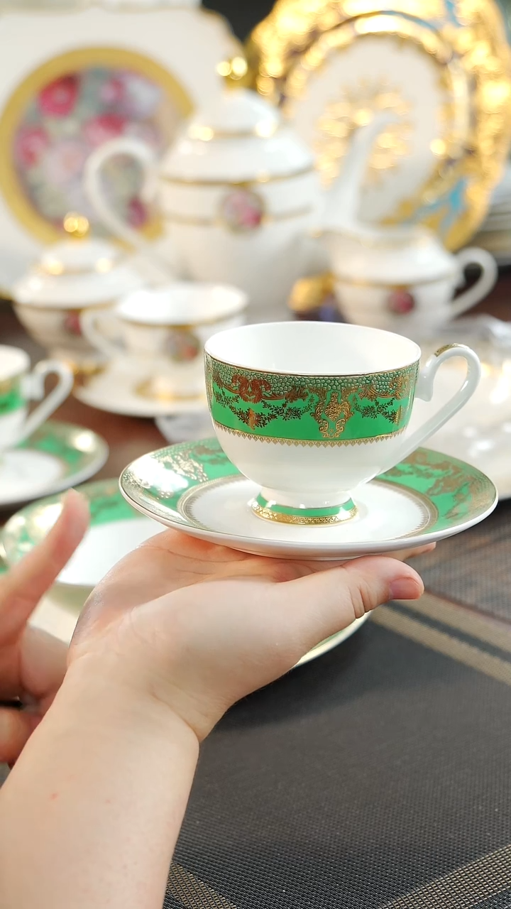 【闪购商品】瓷片200cc咖啡杯碟 福利价