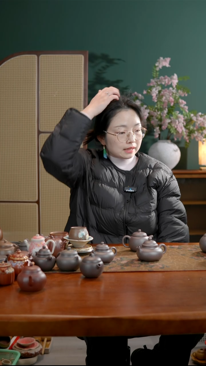 茶壶紫砂時**脂大 天青容天壶150cc