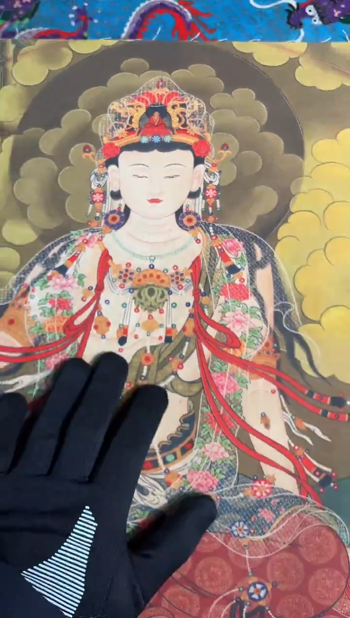 卷轴画路路的唐卡tk160