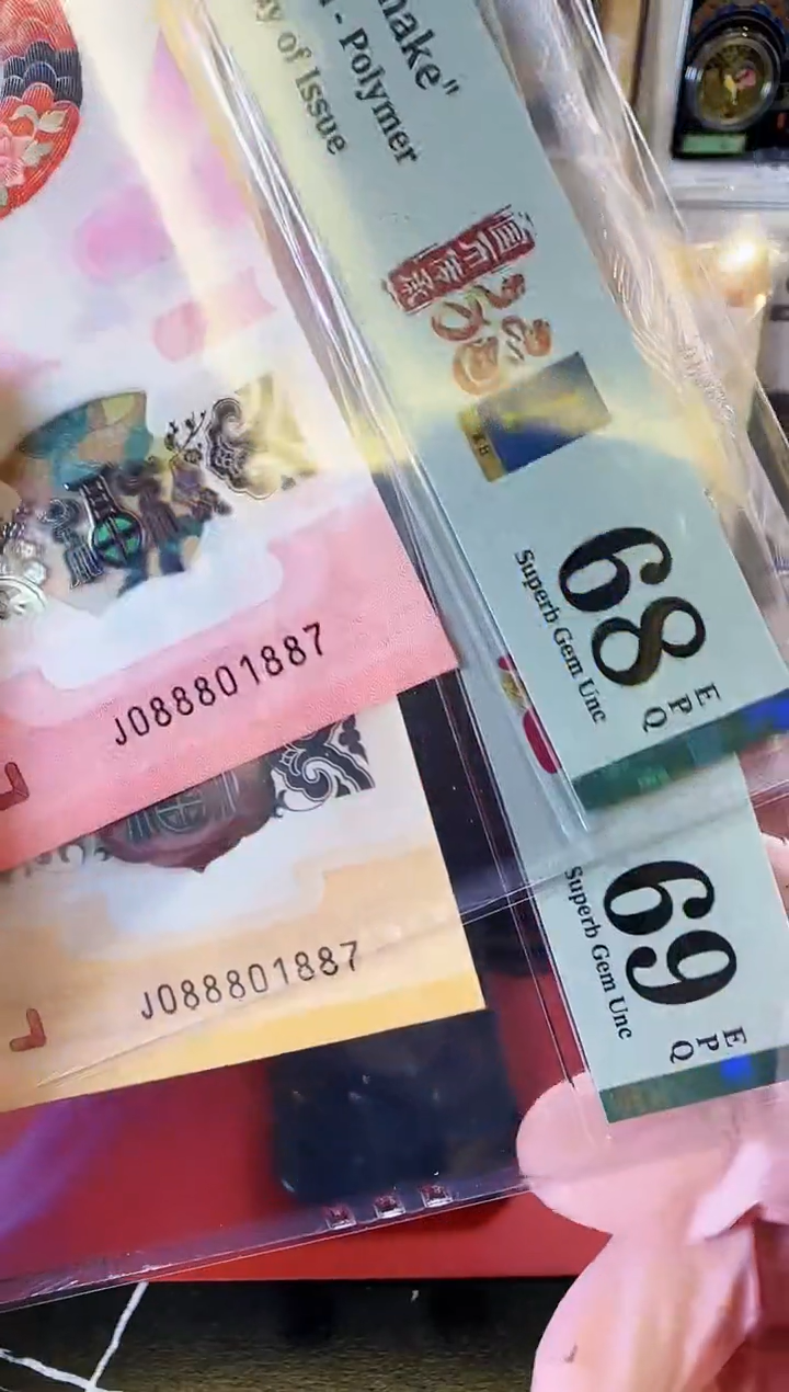 【闪购商品】塑料2025龙蛇钞全同号088801887裸