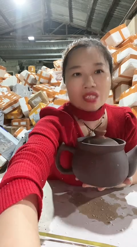 陶瑕疵1.5紫砂养生壶