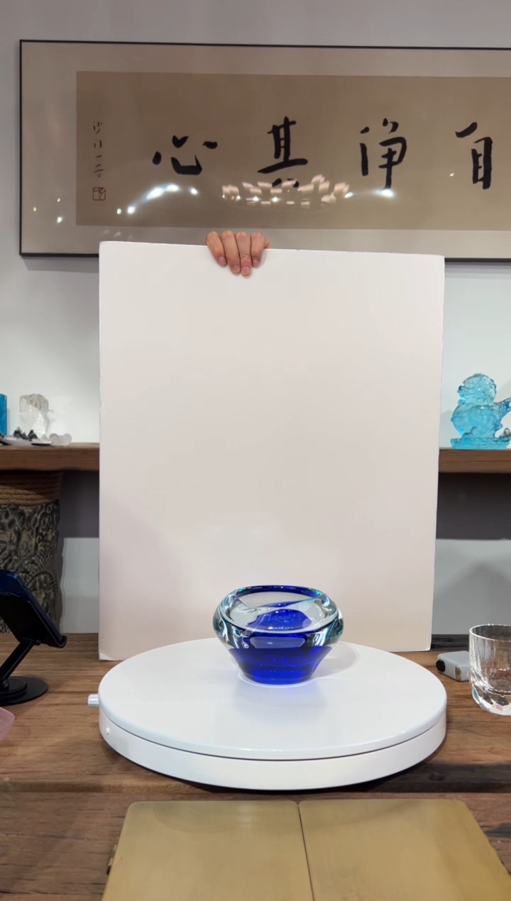 【闪购商品】摆件AJ01038紫配蓝色烟灰缸