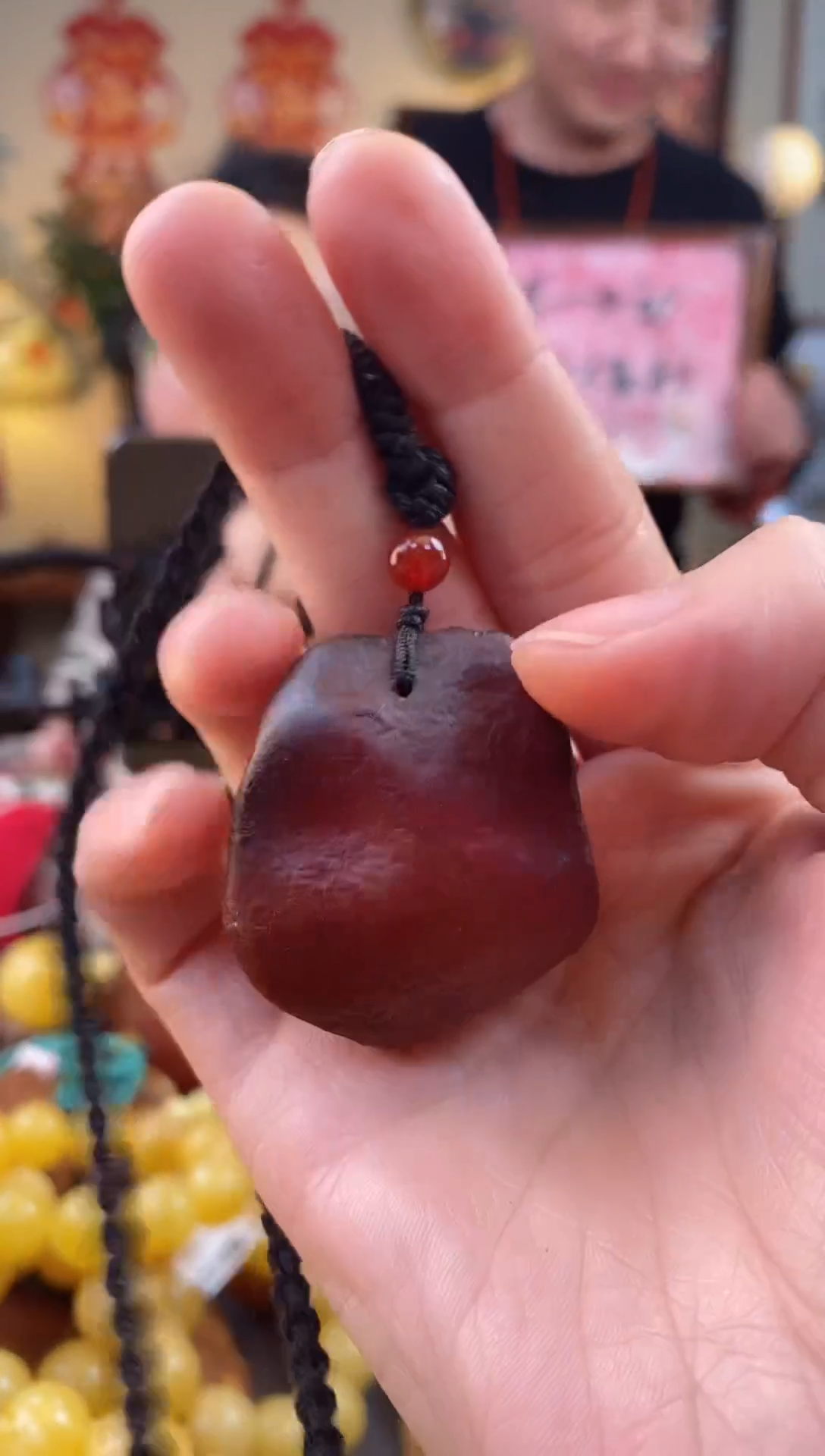 【闪购商品】琥珀颈饰未镶嵌吊坠