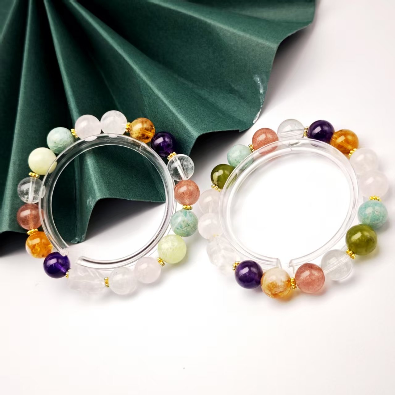 轻奢百搭款DIY多宝水晶手串-多样性发其一-s1323