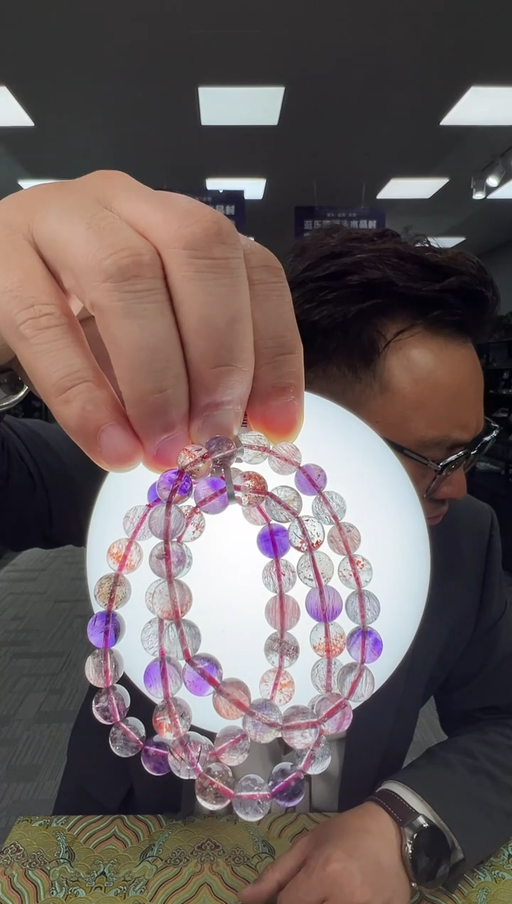 水晶手链未镶嵌ck2695约9mm多样性发一件