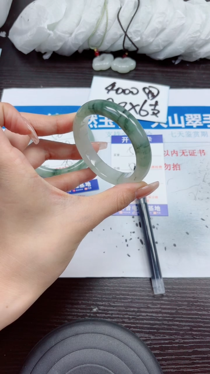 石英质玉手镯未镶嵌A57-52.53