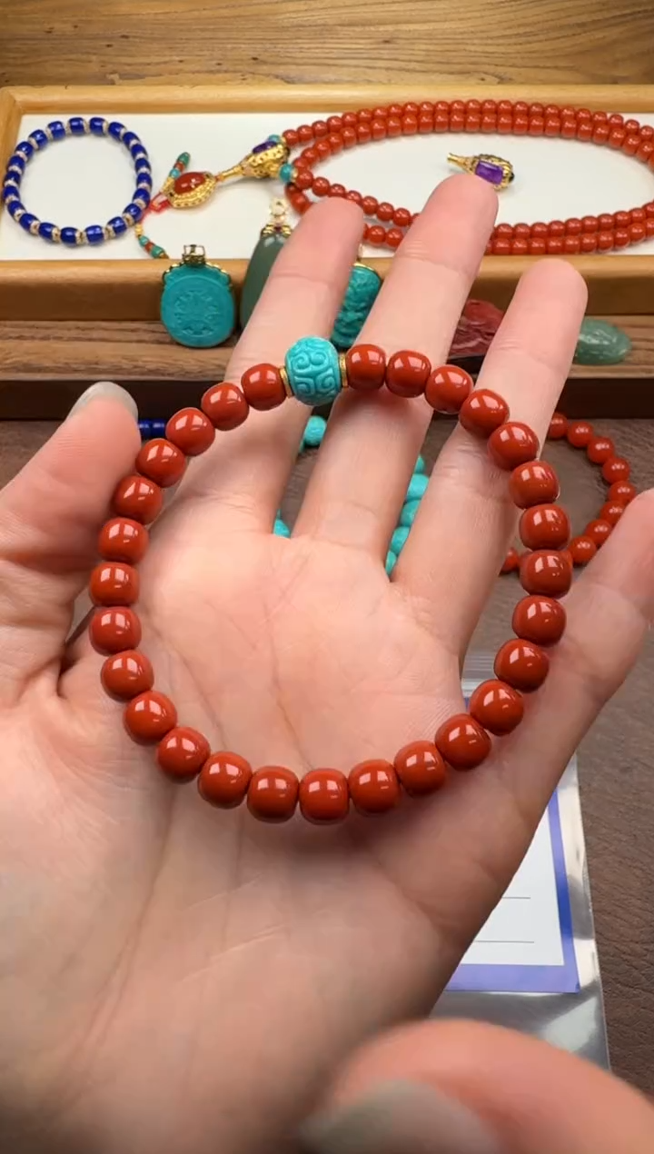未镶嵌配饰配饰南红玛瑙似***～手串手串