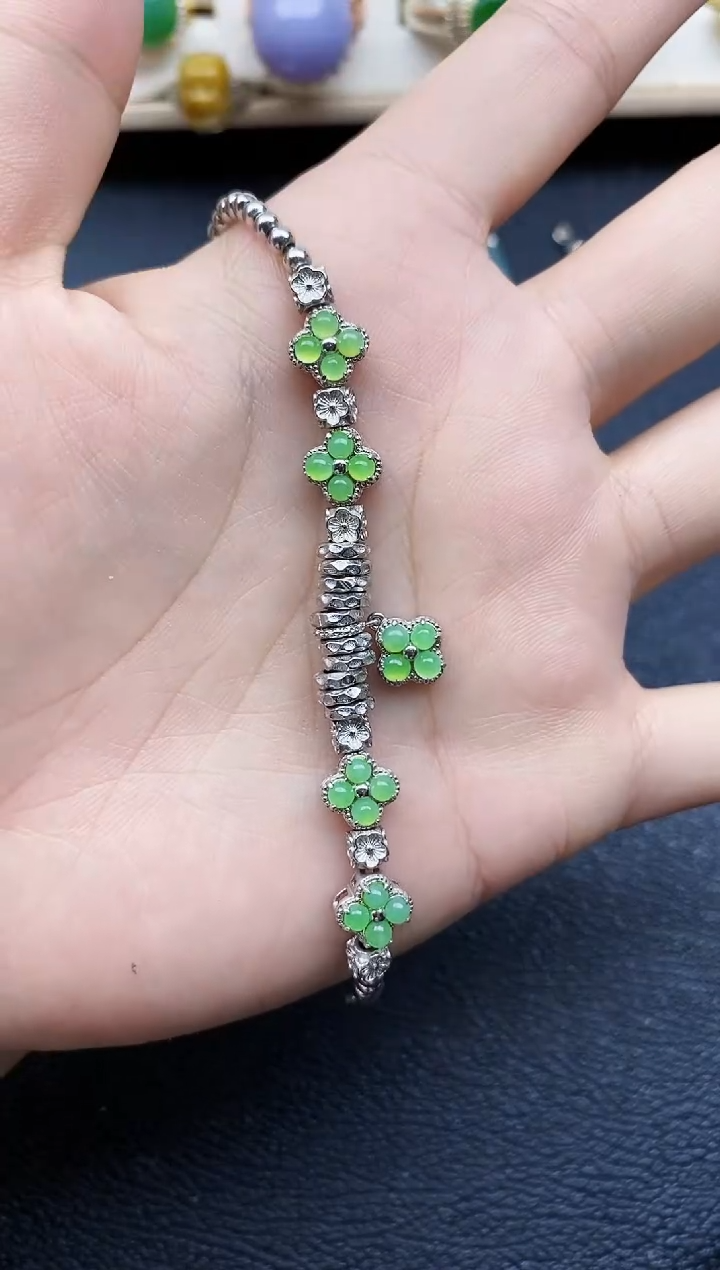 【闪购商品】翡翠戒指银S925镶嵌11111