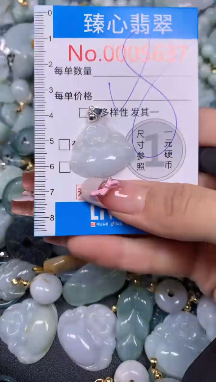 【闪购商品】翡翠颈饰未镶嵌含绳0005637