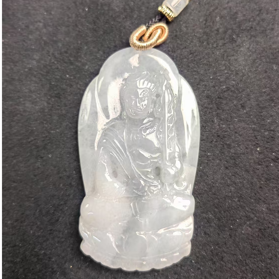 徐雷珠宝翡翠挂件玉观音9117