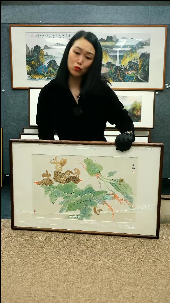 【闪购商品】国画48*77文诚老师花鸟