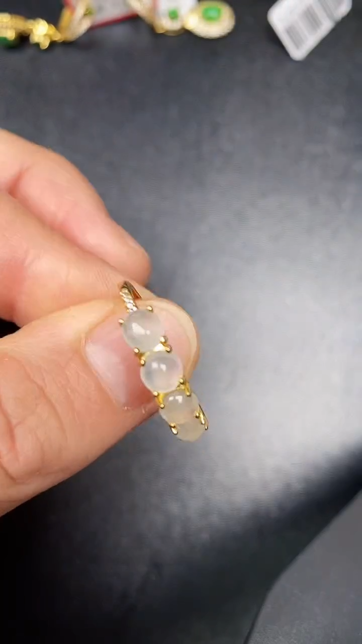 银S925镶嵌戒指翡翠8800