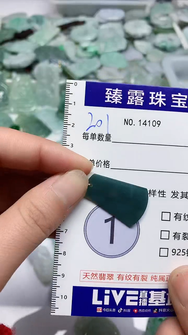 【闪购商品】翡翠颈饰未镶嵌臻露珠宝201