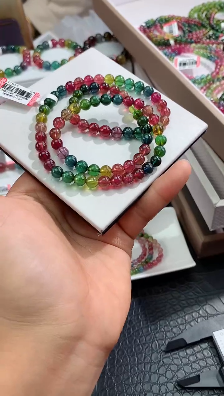 【闪购商品】碧玺手链未镶嵌多样性发一条