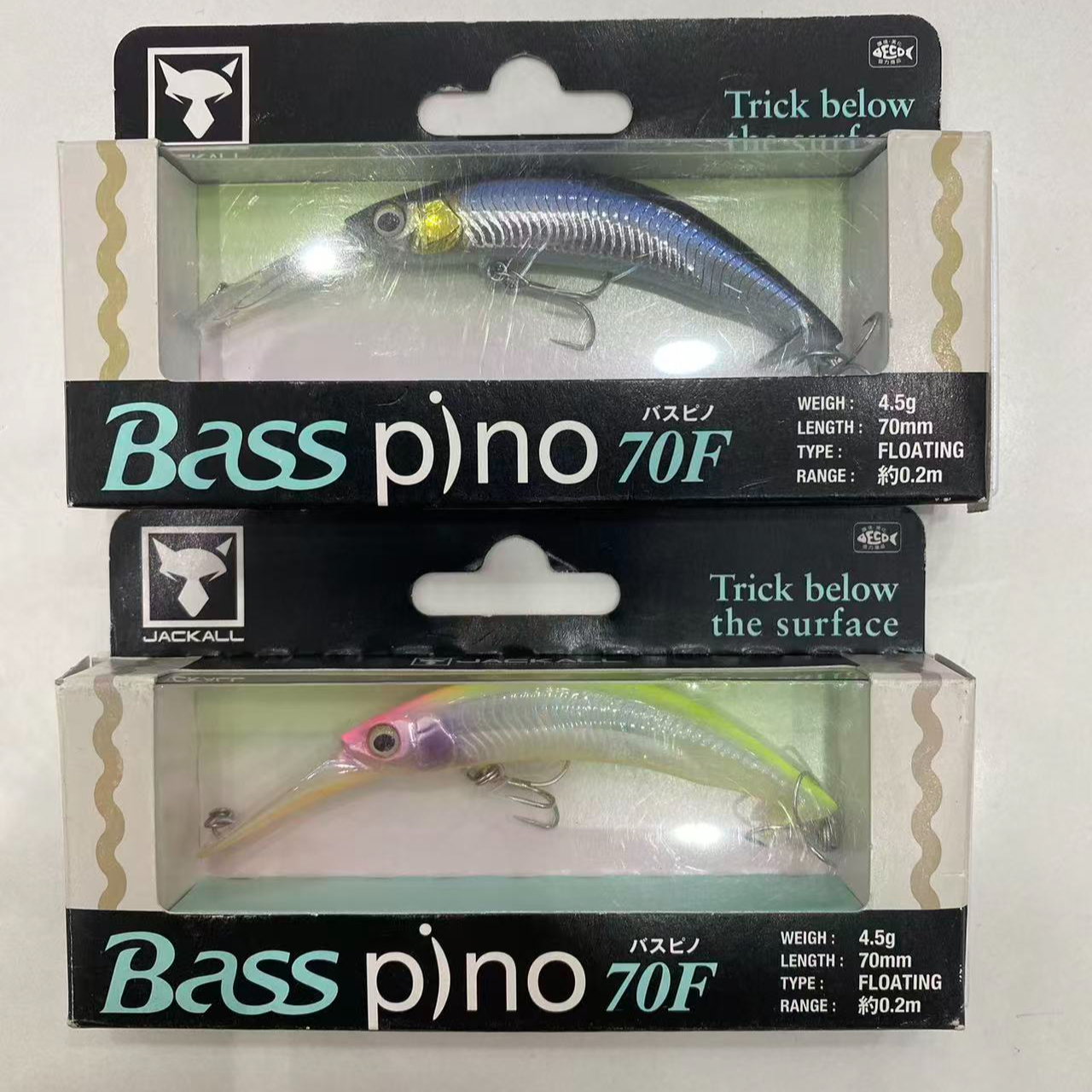 JACKALL浮水米诺濒死鱼 BASS PINO 70F