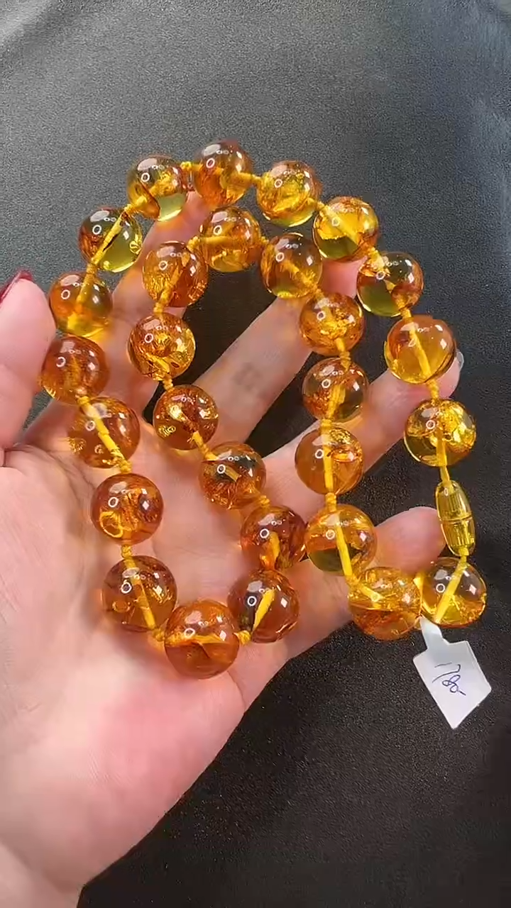 【闪购商品】琥珀颈饰未镶嵌项链