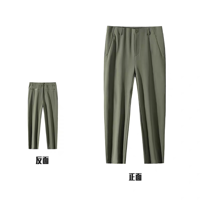 安踏冠军户外系列 I 男士耐磨休闲防泼水商务直筒裤152440514