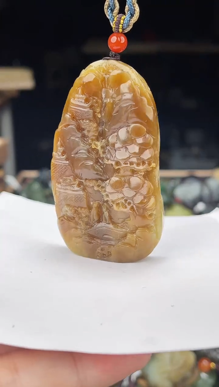 颈饰未镶嵌和田玉1