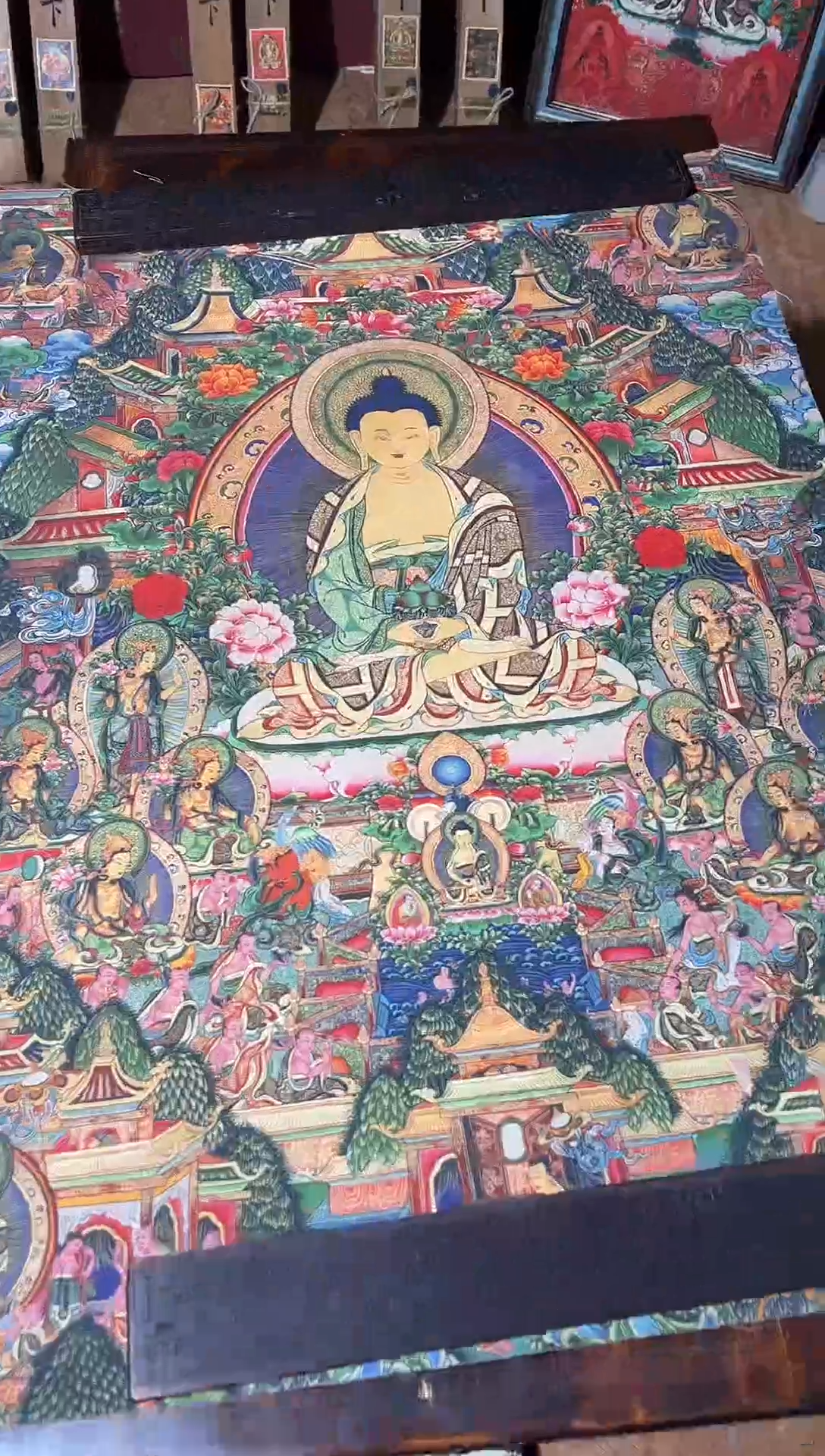 卷轴画东东唐卡tk16