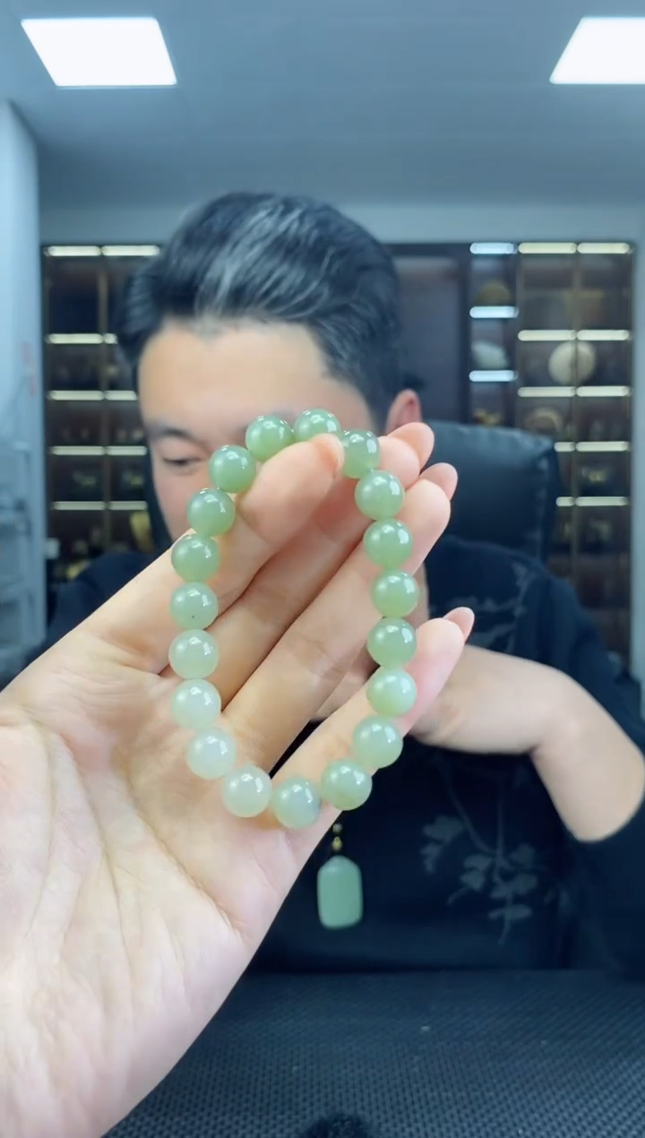 【闪购商品】和田玉手串未镶嵌卡10清货1