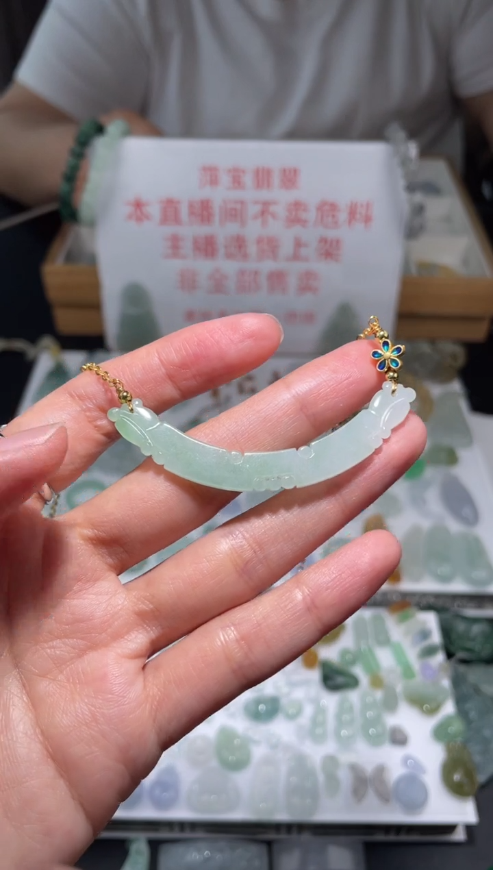颈饰未镶嵌翡翠|挂件其它A1|