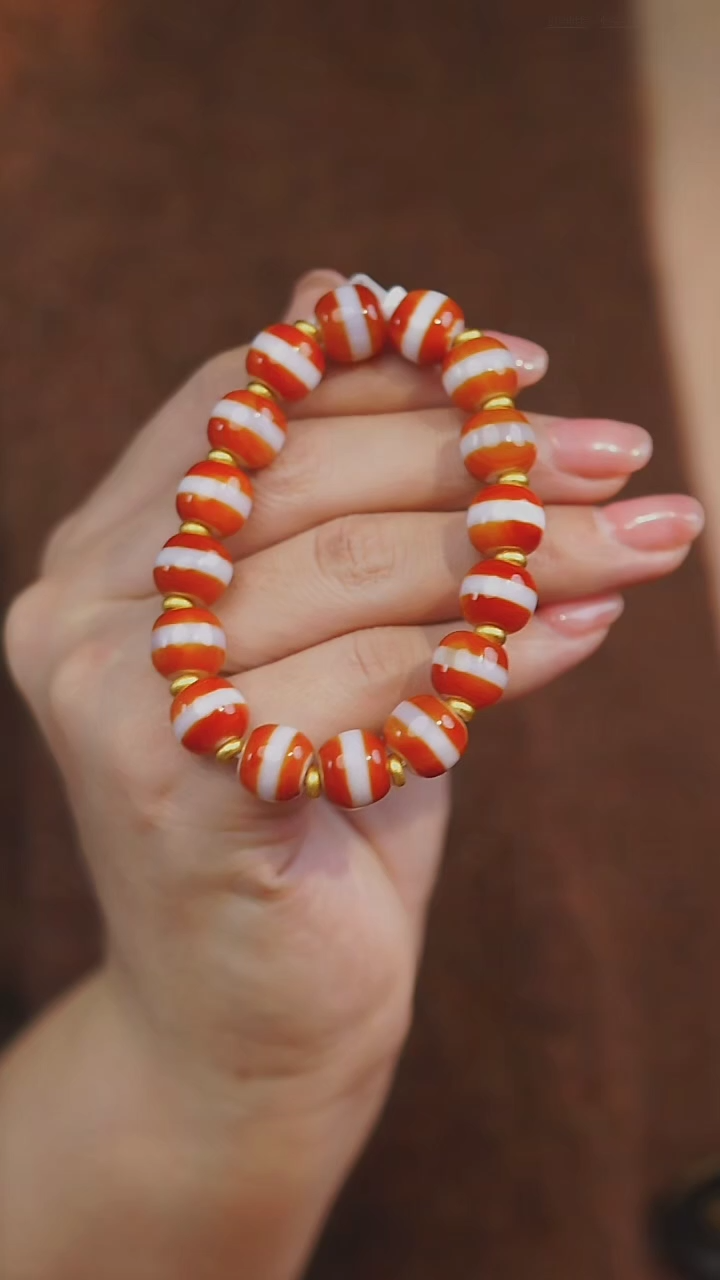 【闪购商品】玛瑙/玉髓手串未镶嵌多样性发其一