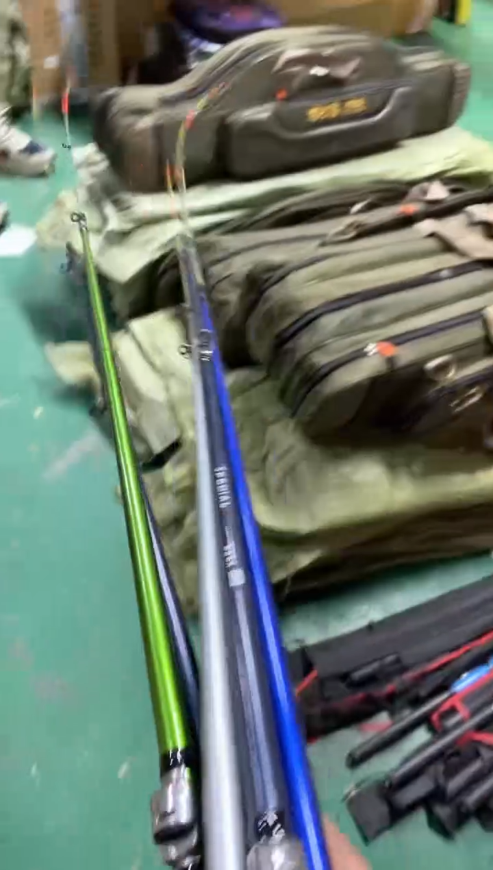 筏竿三支颜色尺寸随机