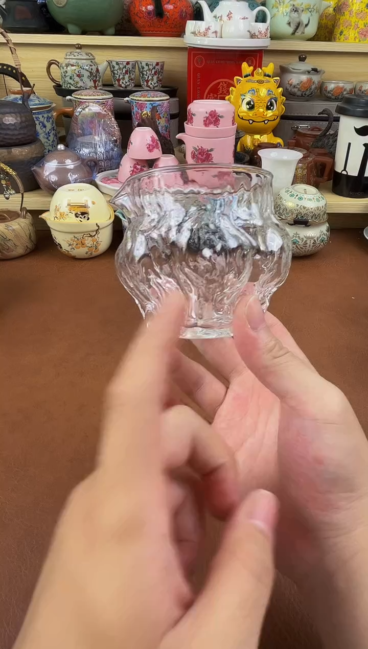 陶瓷茶具摆件旅行套组