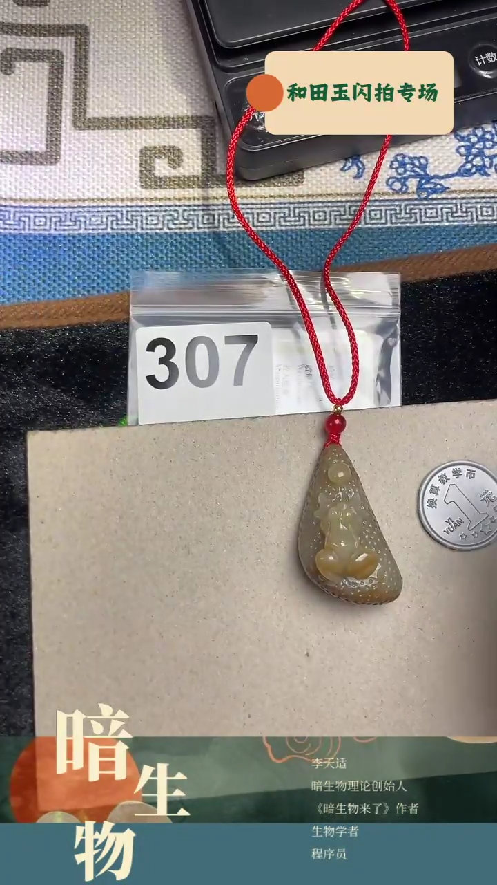 【闪购商品】和田玉颈饰未镶嵌307呱呱来财