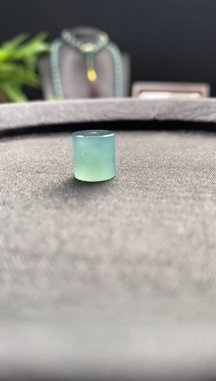 未镶嵌手链翡翠散珠卡10mm左右桶珠