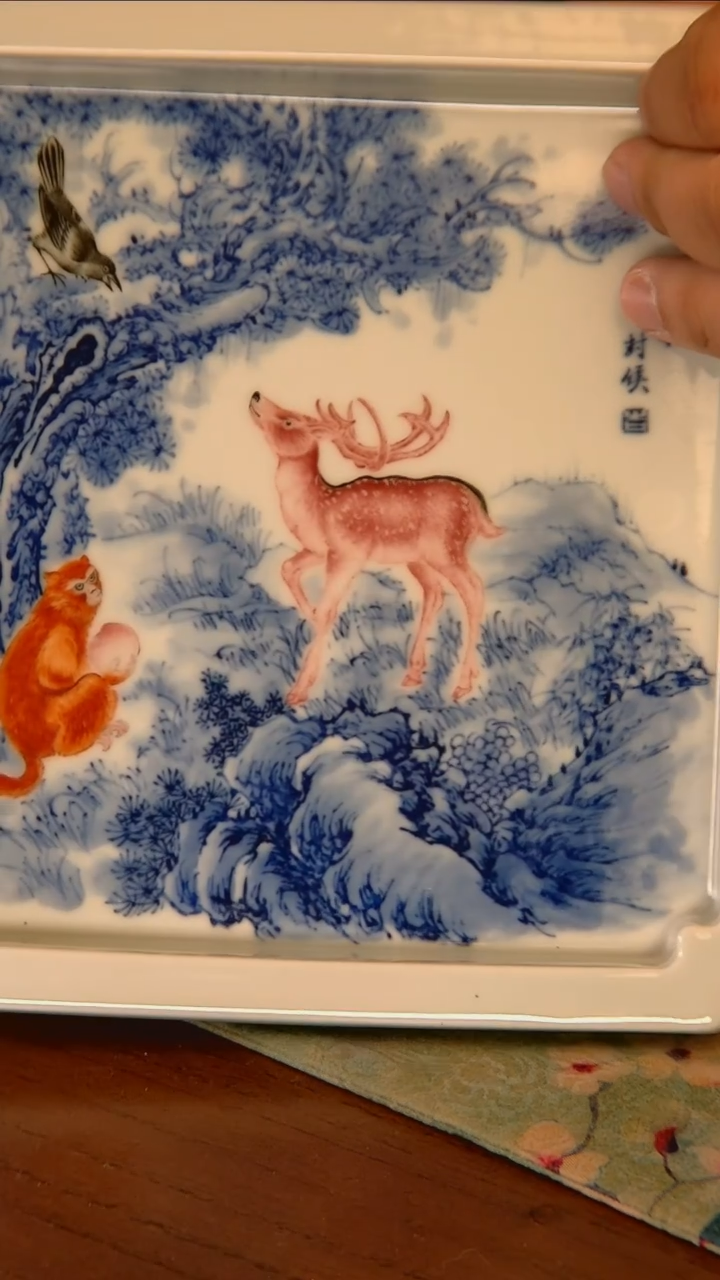 杯手工手绘杯杯很美丽