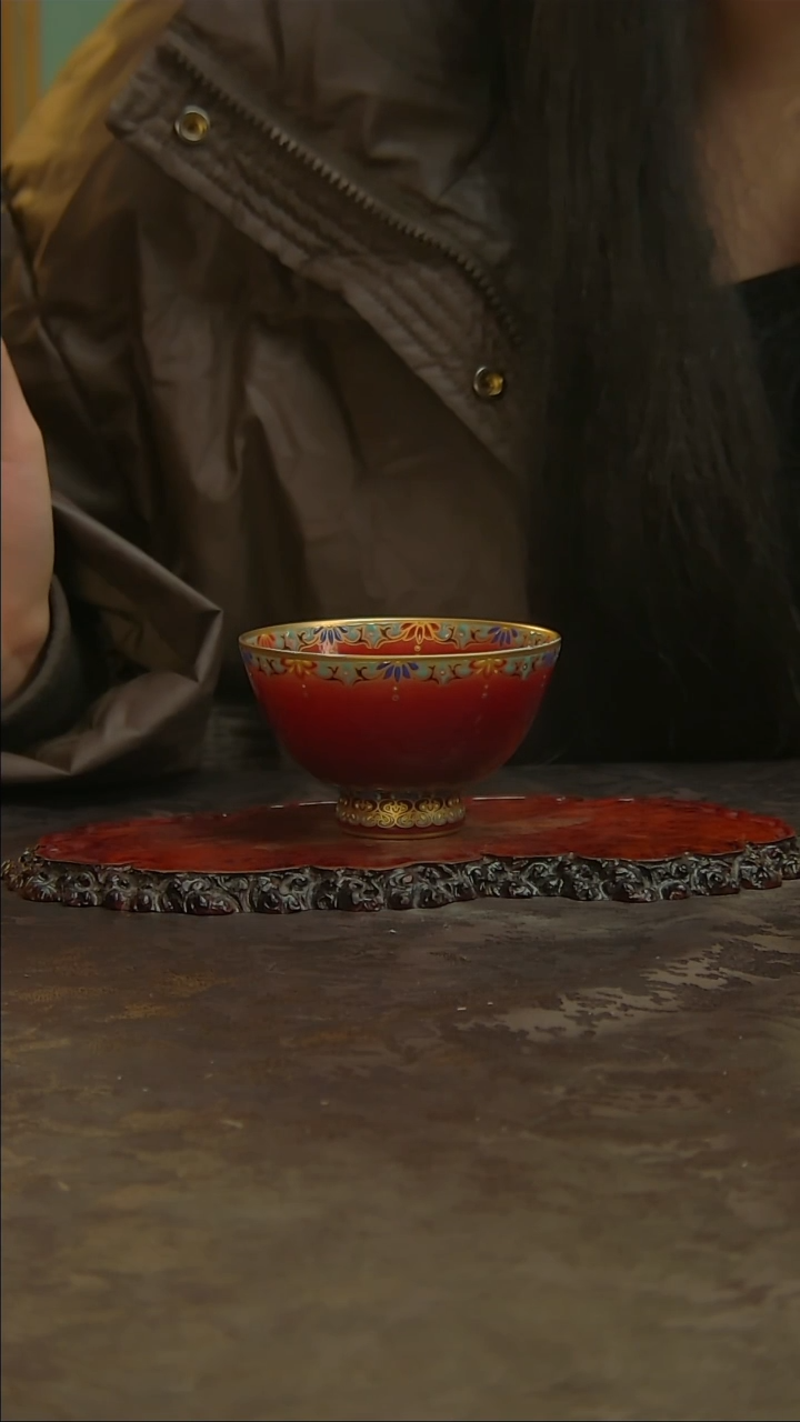 【闪购商品】青花手绘朗红主人杯