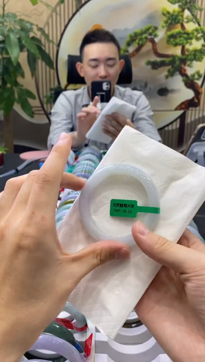 未镶嵌手镯翡翠4079