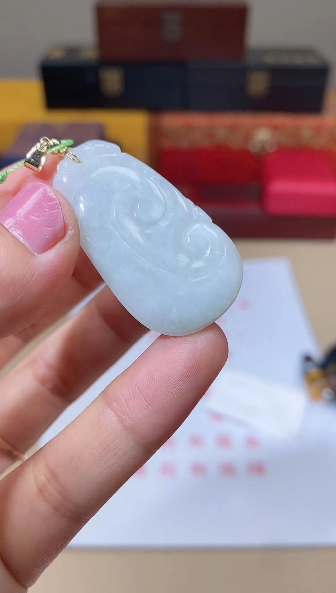 【闪购商品】翡翠颈饰未镶嵌天然A货翡翠