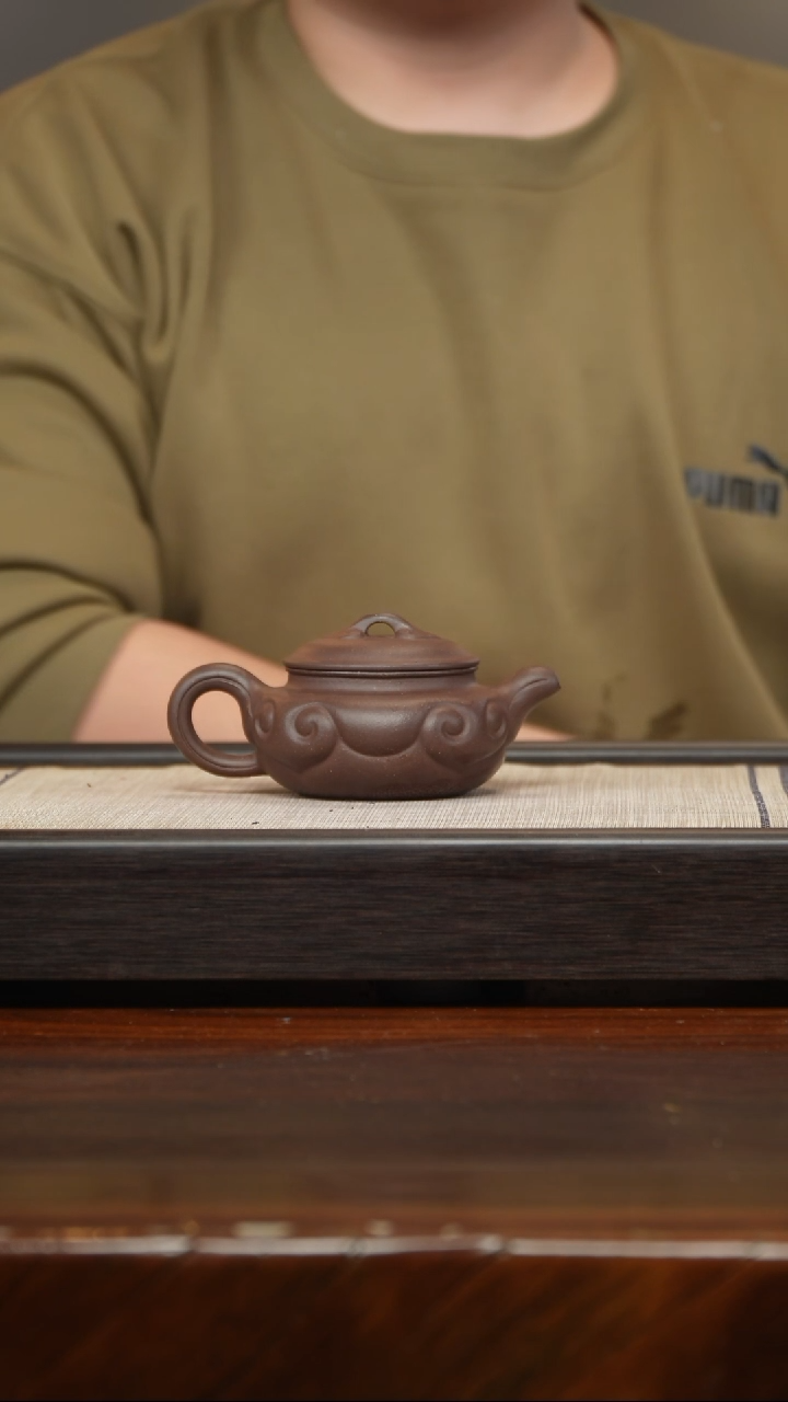 【闪购商品】紫砂茶壶仿古如意